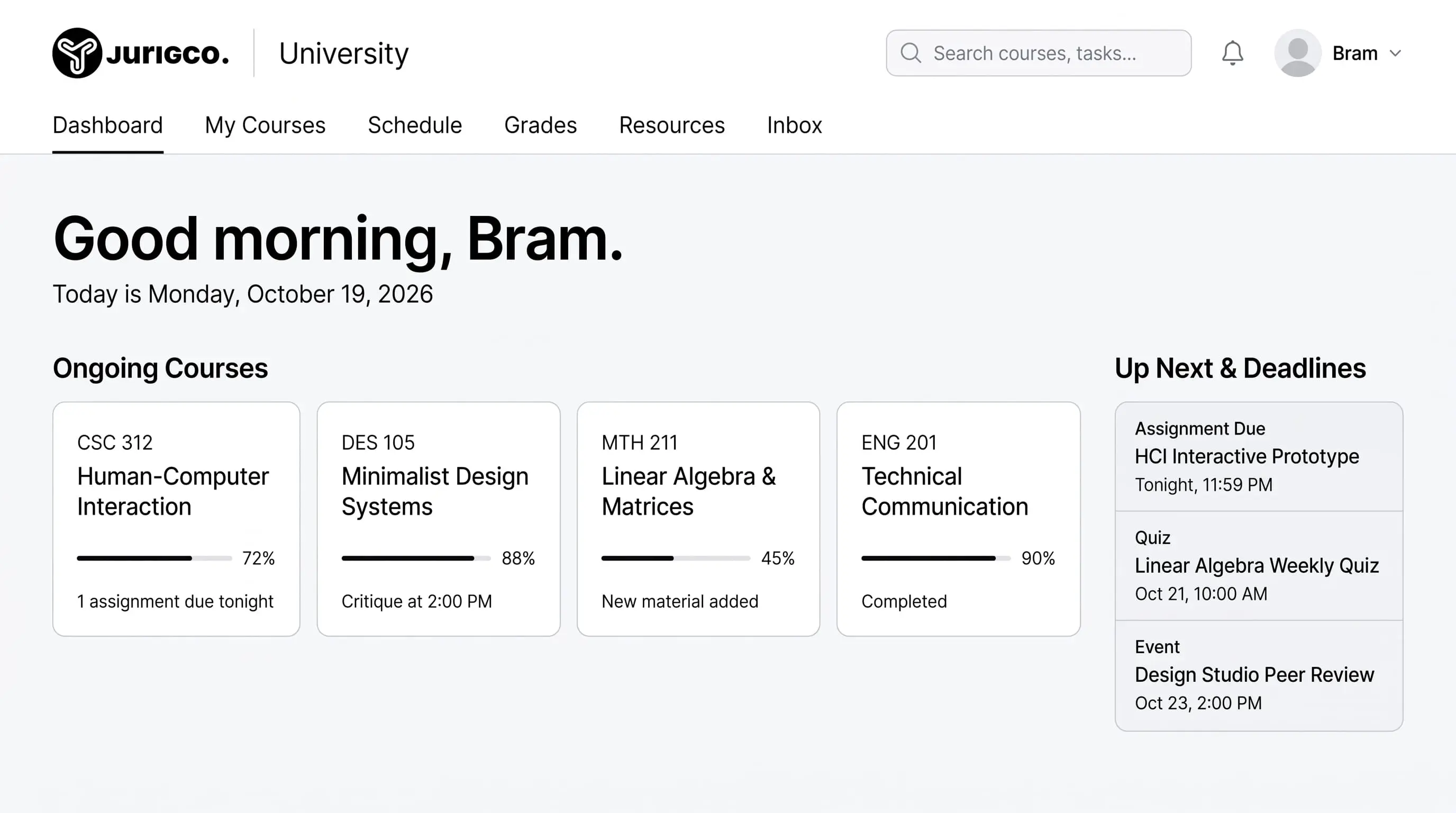 Learning Management System (LMS) demonstration